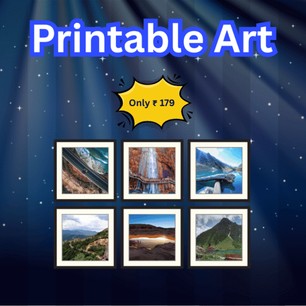 Download. Print. Frame. – Instantly Beautify Your Home or Temple